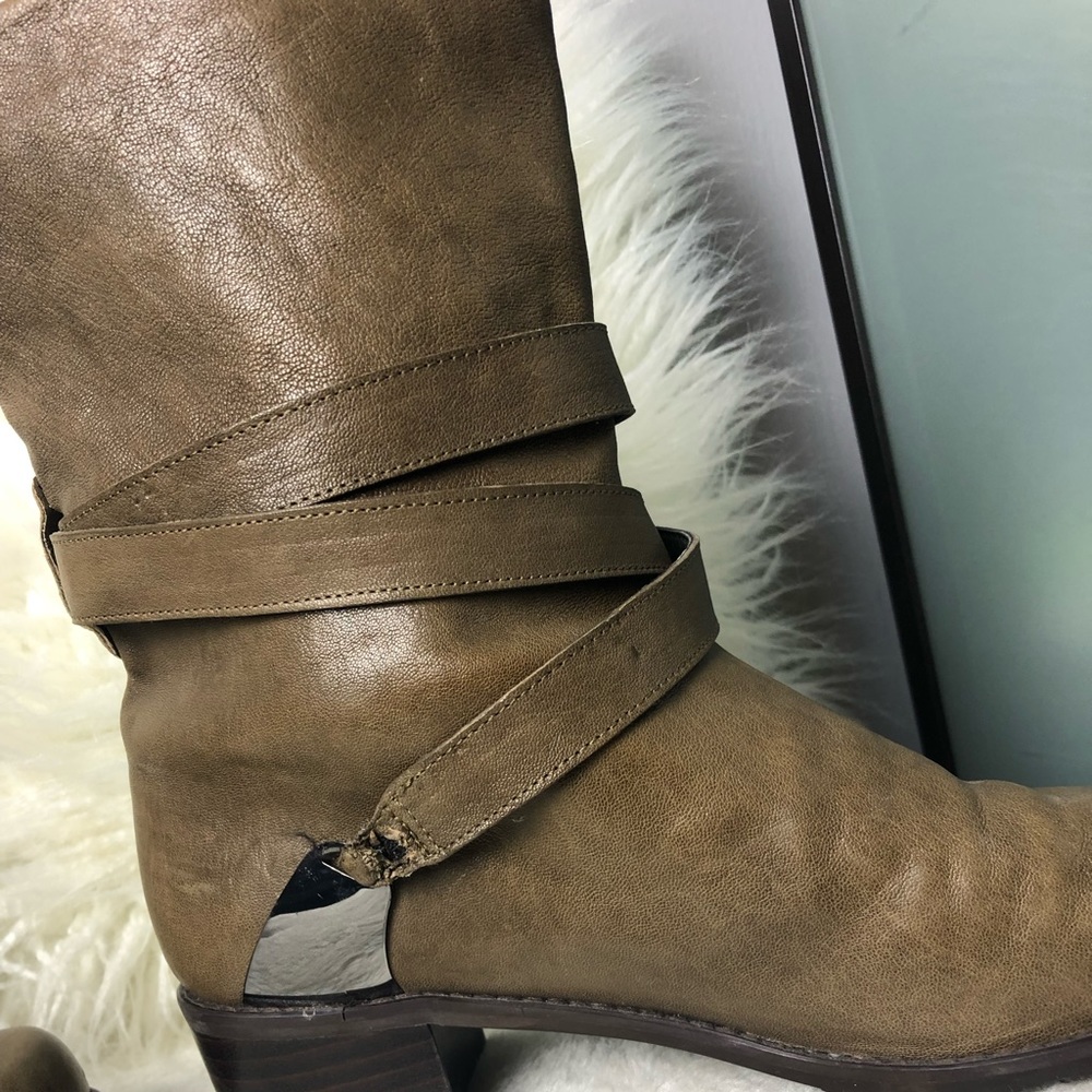 Stuart Weitzman Brown Leather Boot - image 4